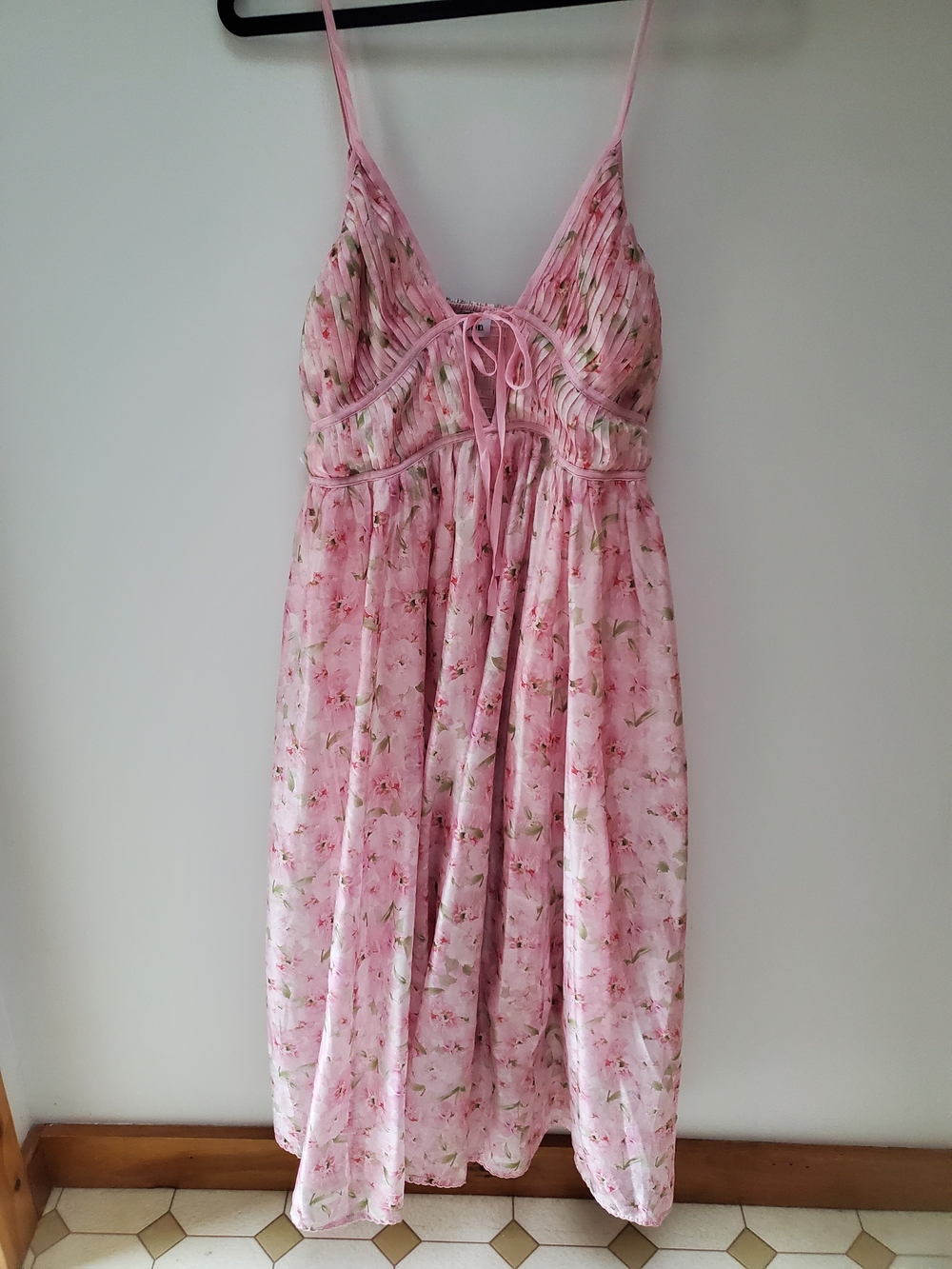 En Saison Women's Pink Floral Slip Dress